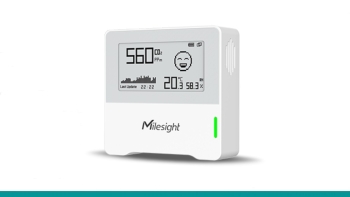 AM103-868M Czujnik temperatury, wilgotności i stężenia CO2 LoRaWAN z ekranem E-ink 